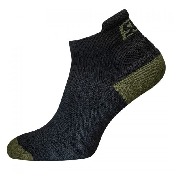 Športové ponožky krátke Endure čierne